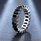 Fashion Luxury Multicolor Charm Zircon Wedding Rings for Women Round Square Stone Party Ring Jewelry