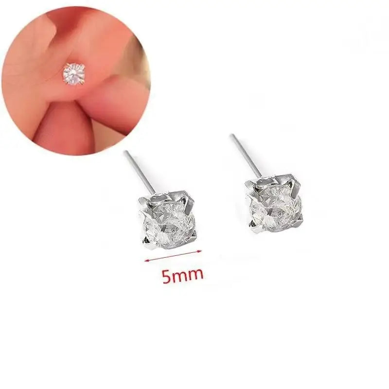 925 Silver Needle Green Flower Earrings For Women Korean Fashion Jewelry 2025 Trending Luxury Zircon Leaf Women's Stud Earrings