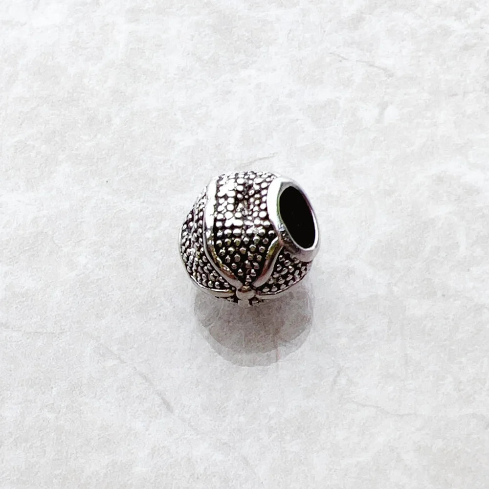 Charm Bead Blackened Starfish 925 Sterling Silver Vintage Karma Jewelry Ocean Accessories For Men Women