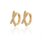 Stainless Steel Evil Eye Earrings for Women 2024 Trend Gold Color Round Circle Hoop Earrings Luxury Wedding Jewelry aretes