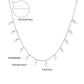 Zenat Golden Chains Necklaces Star Heart Stainless Steel