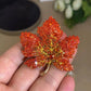 Zenat Sweet Flower Rhinestone Lapel Pin Brooch