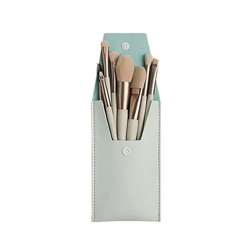 Zenat 8-Piece Premium Makeup Brush Set with Bag