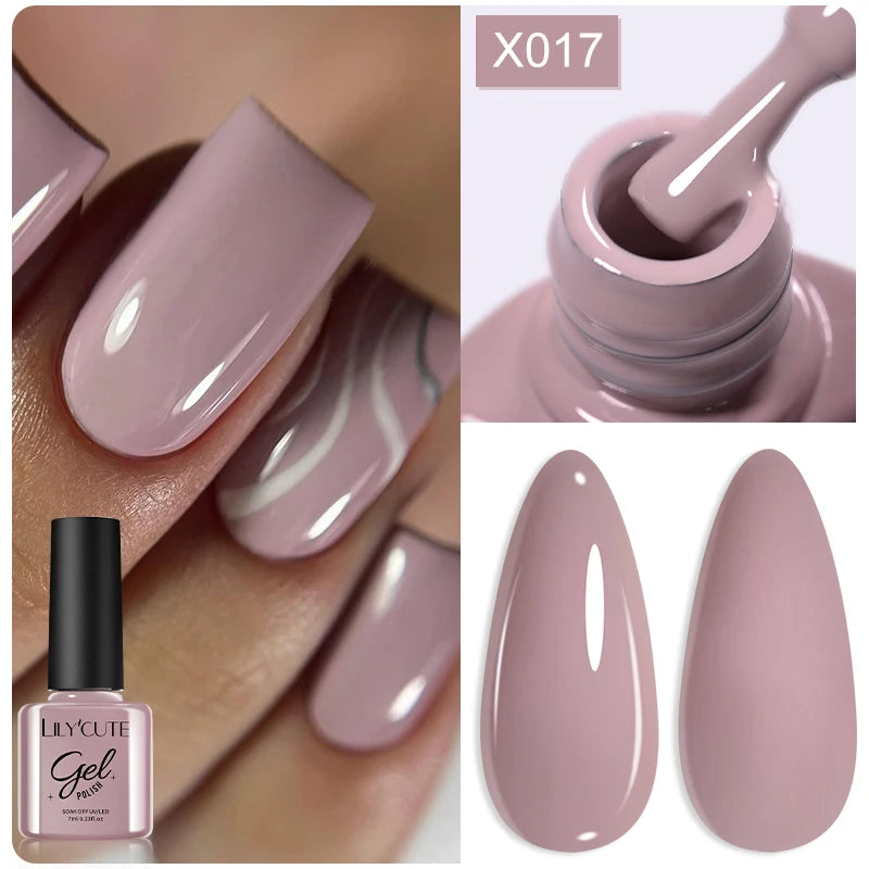 Zenat Red Autumn Winter Gel Nail Polish