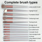 Zenat Professional Soft Fluffy Makeup Brush Set
