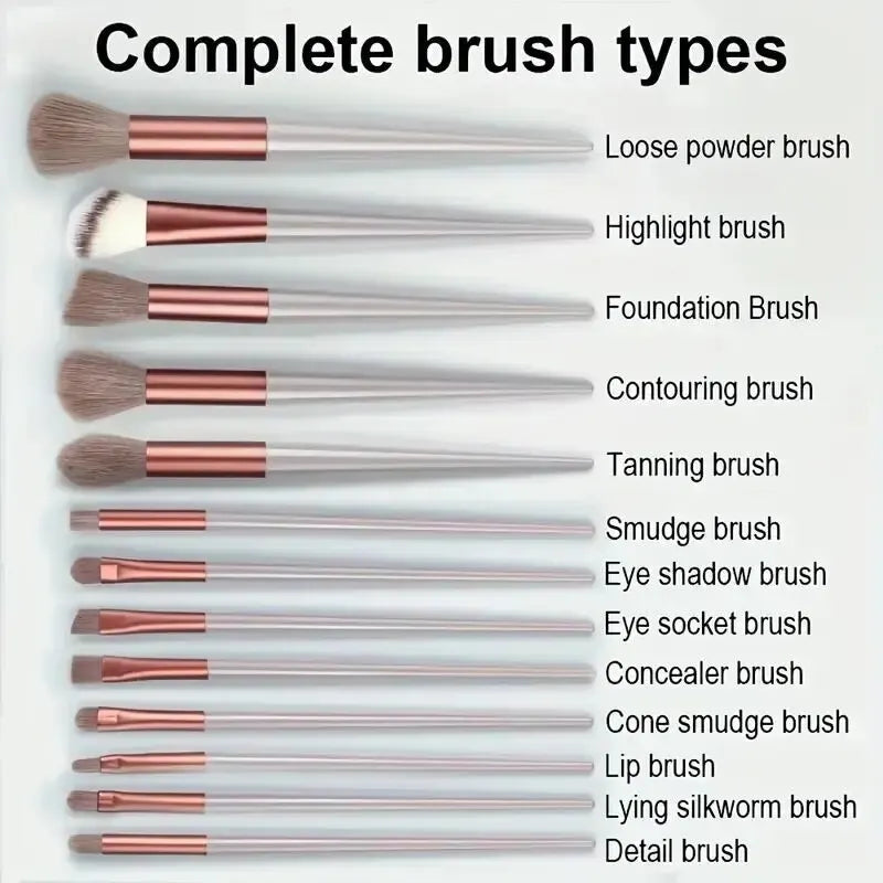 Zenat Professional Soft Fluffy Makeup Brush Set