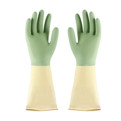 Zenat Thick Waterproof Latex Kitchen Gloves