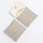 Leather Packaging Bag Set Flip-Top Paper Jewelry Box