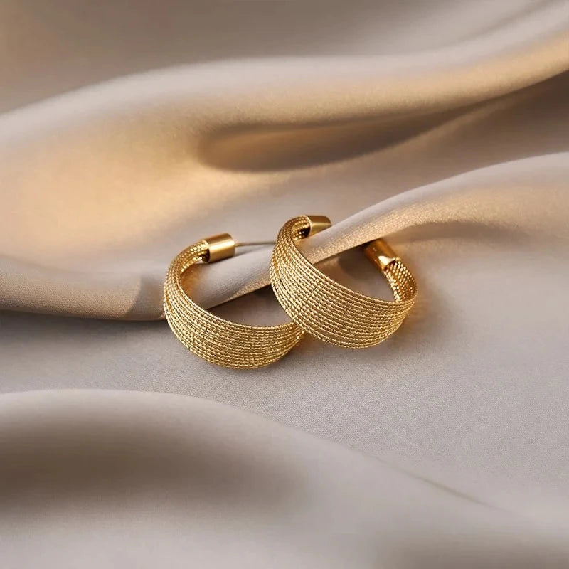 Zenat Multilayer Stud Earrings – Elegant Retro Women Jewelry