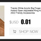 Zenat 8-Piece Chunky Mixed Metal Rings Set
