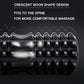 Zenat Crescent Foam Yoga & Pilates Exercise Roller