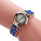 Zenat Style Fashion Creative Woven Bracelet Watch