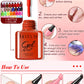 Zenat Red Autumn Winter Gel Nail Polish