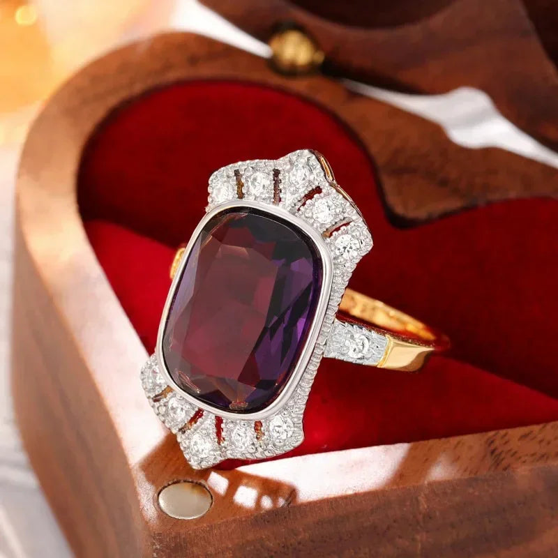 Zenat Sparkling Crystal Zircon Women's Ring