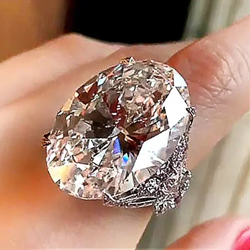 Zenat Sparkling Crystal Zircon Women's Ring