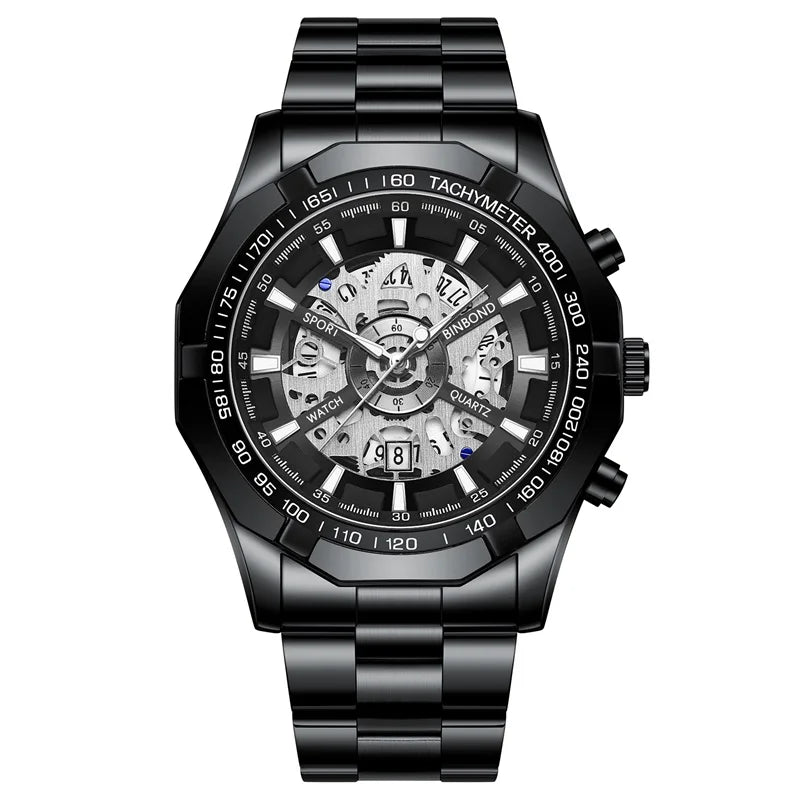 Zenat 2025 Luxury Men’s Quartz Stainless Steel Watch