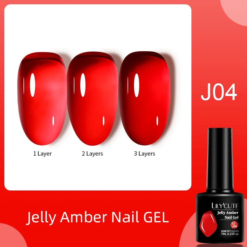 Zenat Red Autumn Winter Gel Nail Polish