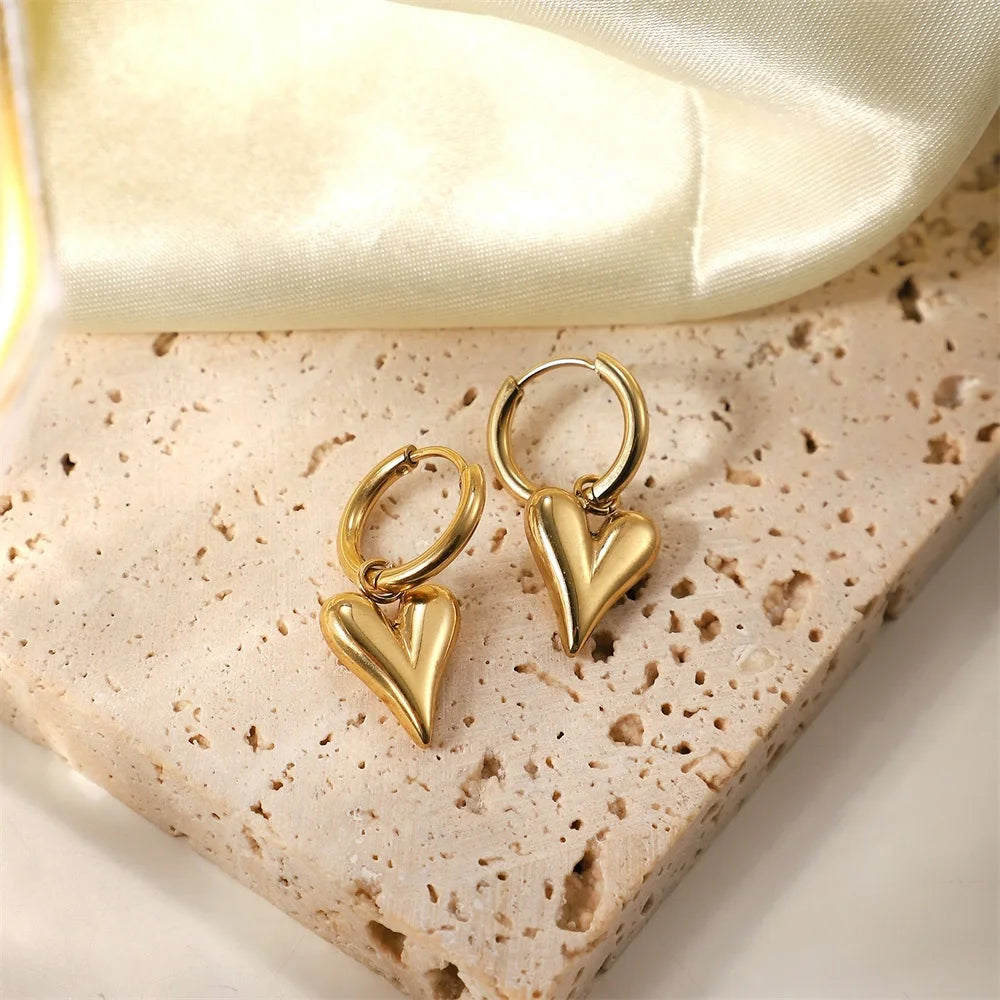 Zenat 316L Stainless Steel Love Necklace Set