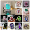 Zenat Sparkling Crystal Zircon Women's Ring