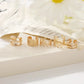 Zenat 5PCS Silver Leaf Clip Earrings – Non-Piercing