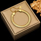 Twisted Bracelet 18K Gold Plated Waterproof 316 Steel
