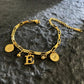 Named Letters 18K Gold-plated Stainless Steel Bracelet