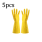 1/3/5/10PCS Rubber Gloves Washing Dishes Waterproof Thickened Beef Rubber Latex Labor Protection Wear Resistant Work Household