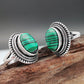 Zenat Victorian Women’s Faux Turquoise Carved Ring