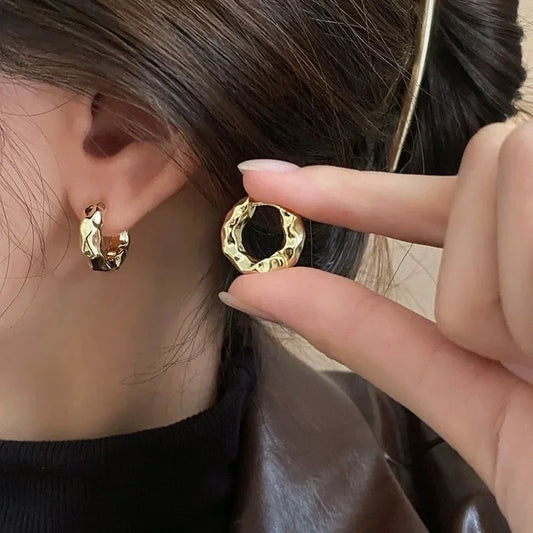Zenat 925 Sterling Silver Hoop Earrings – Trendy Women