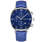 Zenat Geneva Wristwatch Alloy Case Leather