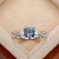 Zenat Sea Blue Cubic Zirconia Women’s Ring