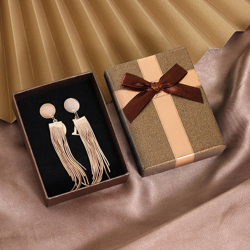 Jewelery Gift Box For Earrings Necklace Rings