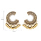 Zenat Colorful CZ Tassel Semicircle Jhumka