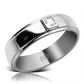 Custom Luxury Expensive High Quality Jewelry 925 Sterling Clear Black Blue Cubic Zircon Stone Silver Rings Men