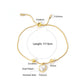 Zenat Stainless Steel Heart Coin Charm Bracelet for Women