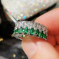 Fashion Luxury Cubic Zirconia Engagement Rings for Women Marquise Crystal Wedding Ring Party Jewelry Gift