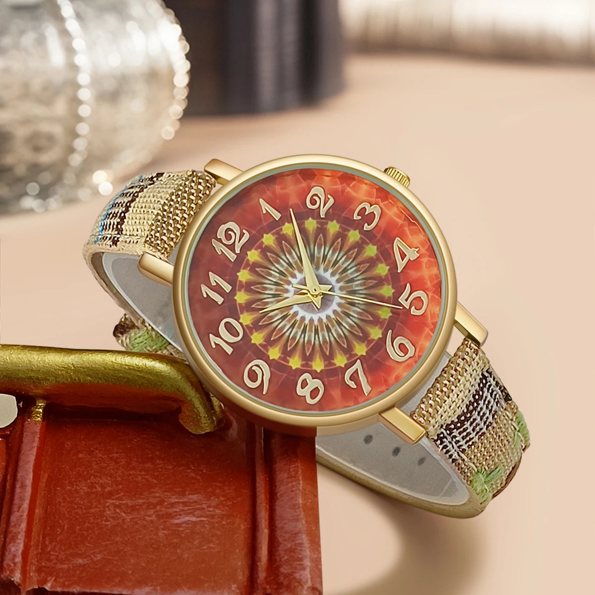 Zenat Watch Luxury Ladies Gift multicolors