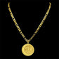Zenat Islamic Quran Allah Crescent Moon Pendant Necklace