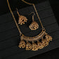 Zenat Luxury Retro Ethnic Carved Jhumka Set