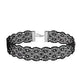 Zenat Neo-Gothic Black Lace Punk Choker Necklace