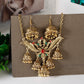 Zenat Luxury Retro Ethnic Carved Jhumka Set