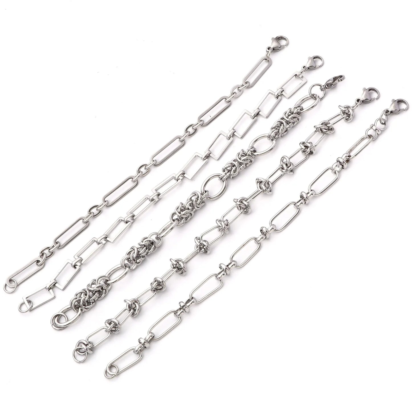 Lobster 304 Stainless Steel Punk Bracelets