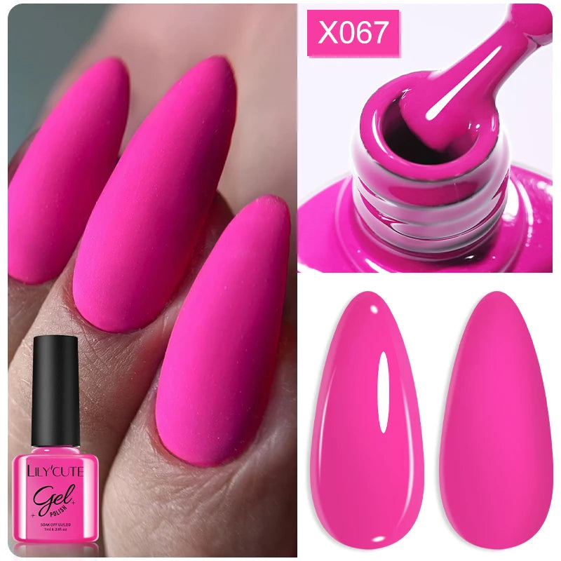 Zenat Red Autumn Winter Gel Nail Polish