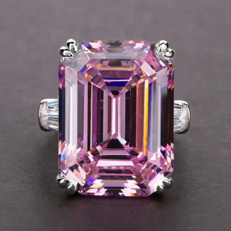Zenat Sparkling Crystal Zircon Women's Ring