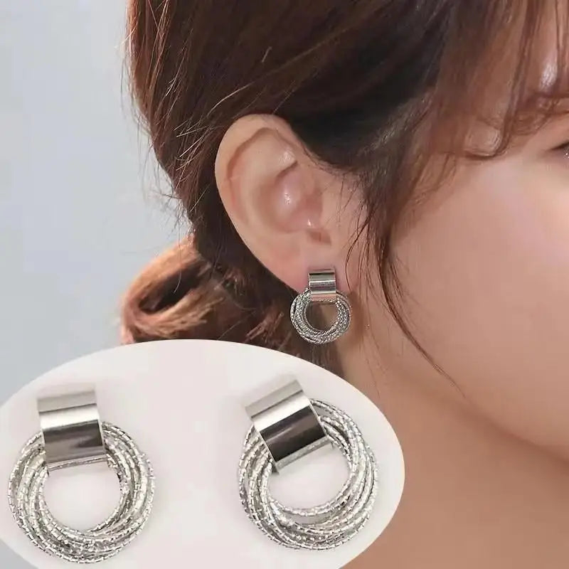 Zenat 925 Silver Leaf & Flower Earrings – Trendy 2025