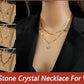 DIEYURO 316L Stainless Steel Golden 3in1 Crossover Snake Chain Necklace Bracelet For Womens New Fashion Waterproof Jewelry Set