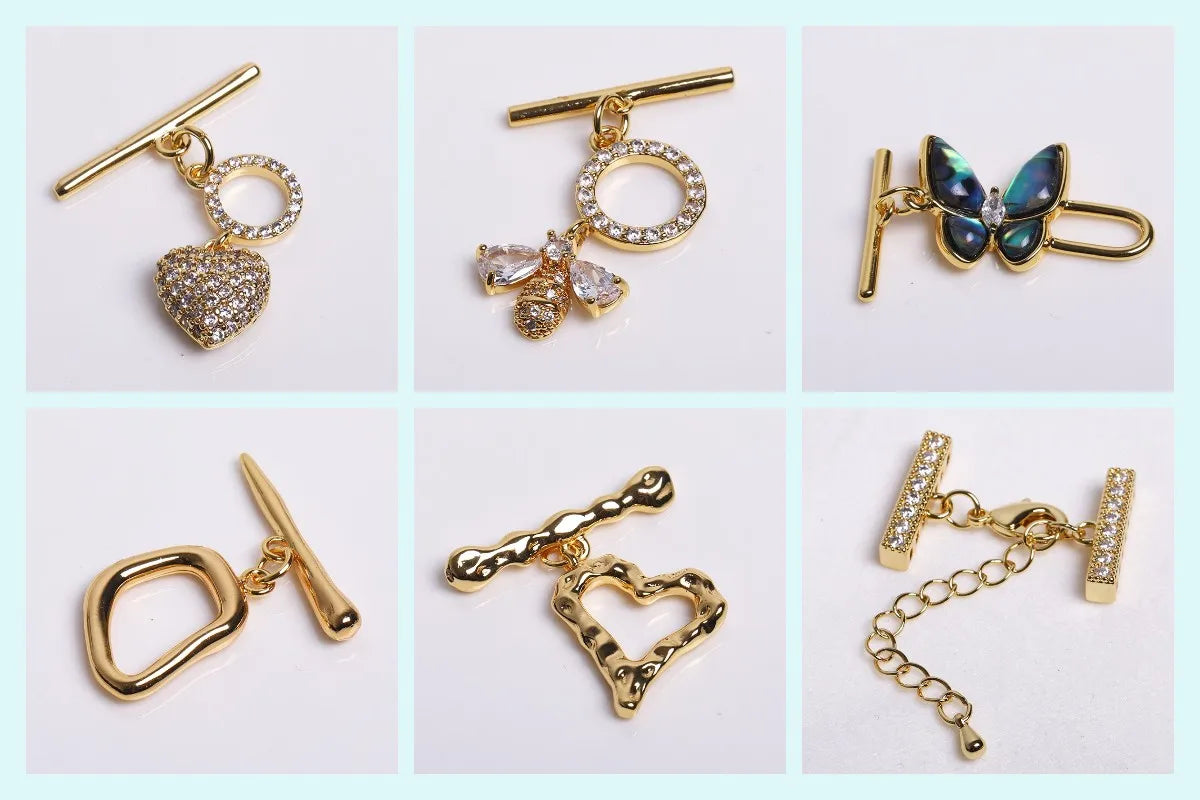 Trendy Earrings Accessories 18K Gold Plated Metal Round Earwires Earring Fasteners Hooks For DIY Women Ear Jewelry Making