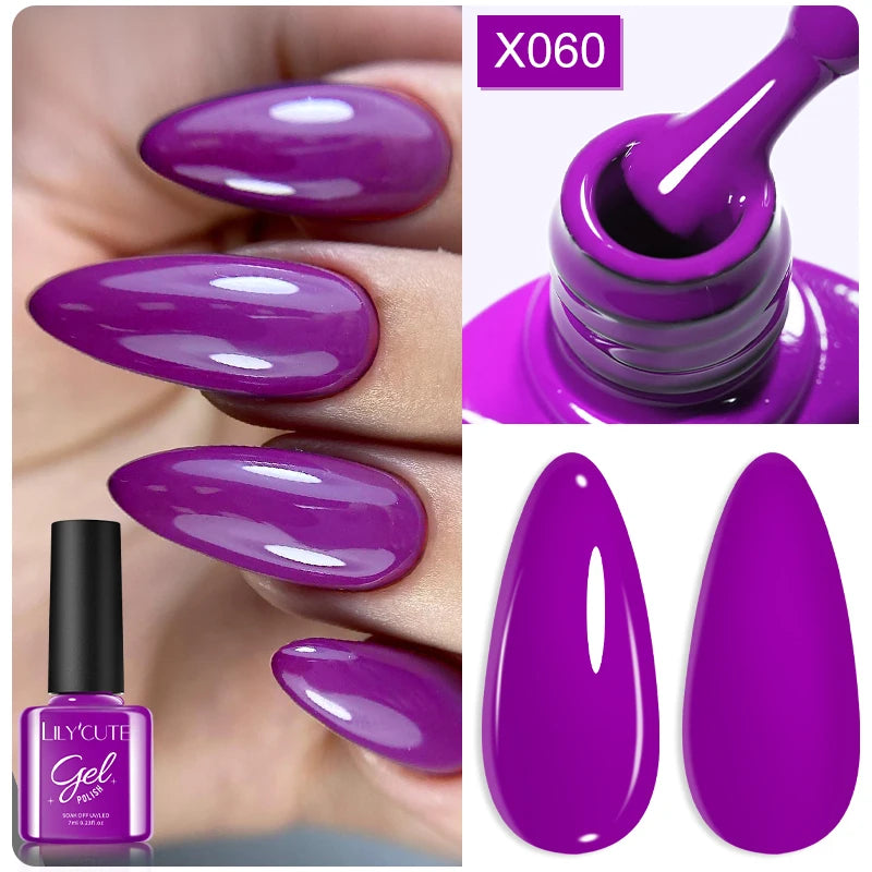 Zenat Red Autumn Winter Gel Nail Polish