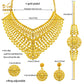 Zenat Luxury Indian style Jewelry Sets 24K Golden