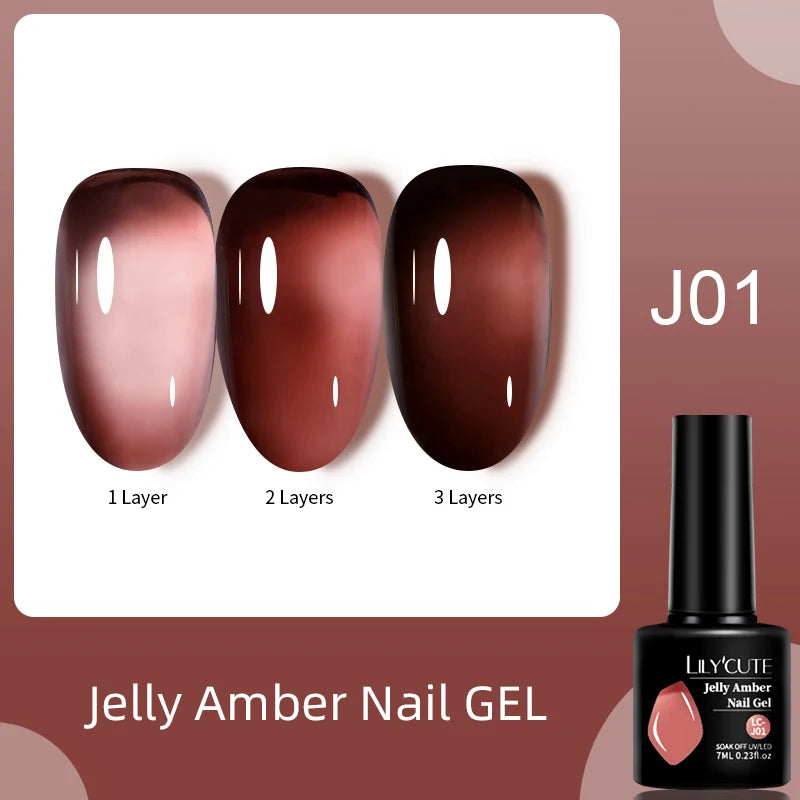 Zenat Red Autumn Winter Gel Nail Polish